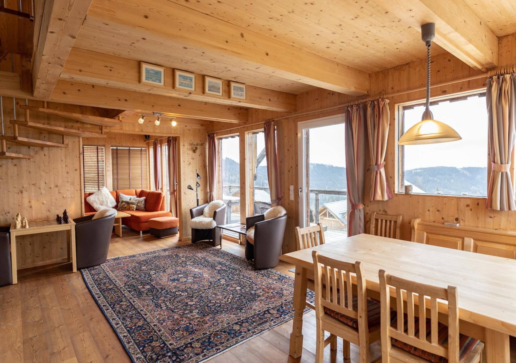 1A Chalet '4 Jahreszeiten' Ski Fahren Und Jacuzzi Mit Aussicht! Bad Sankt Leonhard im Lavanttal Exterior photo